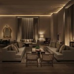 New York Edition Luxury Hotel lounge
